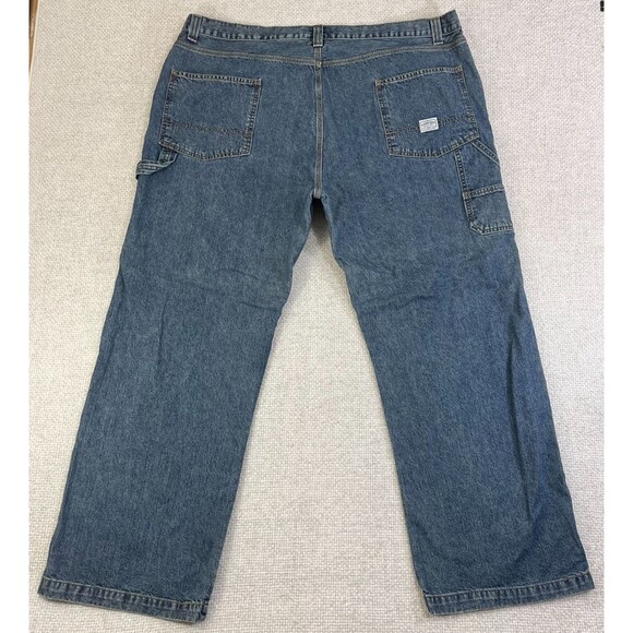 Levi's Signature Carpenter Jeans Men's 48x32 Blue Denim Utility Workwear - Picture 3 of 10